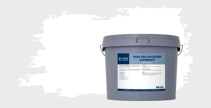 Wixx PRO Muurverf Supermatt 10L, Doe-het-zelf en Verbouw, Verf, Beits en Lak, Verf, Overige kleuren, Nieuw, 5 tot 10 liter, Verzenden