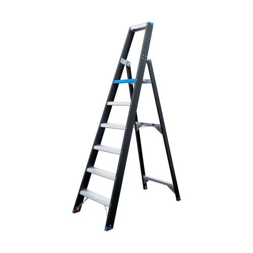 Bordestrap 1x6 treden Eurostairs Limited Edition Black/Blue, Doe-het-zelf en Verbouw, Ladders en Trappen, Trap, Nieuw, 2 tot 4 meter