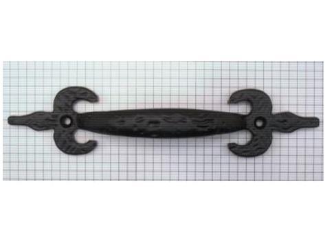 Vaste handgreep ijzer zwart 180 mm, Doe-het-zelf en Verbouw, Hang- en Sluitwerk, Verzenden