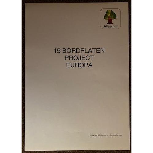 Alles-in-1 Bordplaten A3 Project Europa (per groep), Boeken, Schoolboeken, Nieuw, Verzenden