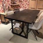 Eettafel Vinito Zwart Eikenfineer - Pronto Wonen, 50 tot 100 cm, Eikenhout, Nieuw, Rechthoekig