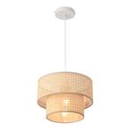 Design hanglamp Ascot 12xØ30 cm E27 wit rotan look lux.pro, Verzenden, Nieuw