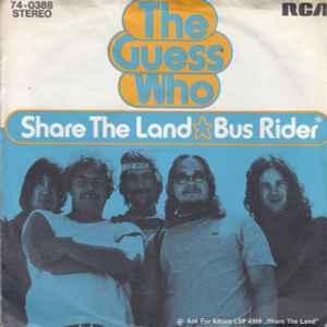 vinyl single 7 inch - The Guess Who - Share The Land / Bu..., Cd's en Dvd's, Vinyl Singles, Zo goed als nieuw, Verzenden