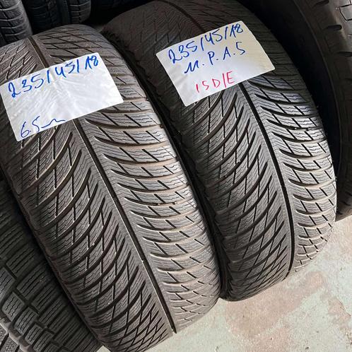 2 x Michelin Pilot Alpin 5 235-45-18 Winterbanden 6,5mm, Auto-onderdelen, Banden en Velgen, 18 inch, Winterbanden, 235 mm, Personenwagen