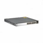 Cisco Catalyst 3750E - 24x 1Gb BASE-T Port, 2x 10Gb SFP+, Computers en Software, Netwerk switches, Ophalen of Verzenden, Refurbished
