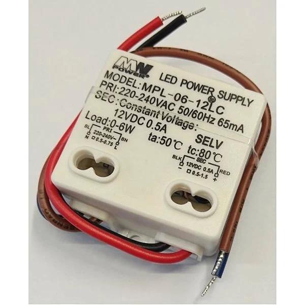 Voeding 12v 6w 0,5 Ampère - IP20, Audio, Tv en Foto, Videobewaking, Nieuw, Ophalen of Verzenden