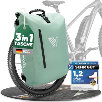 2dekans | MIVELO 3-in-1 Waterdichte Fietstas met Laptopvak - beschikbaar voor biedingen