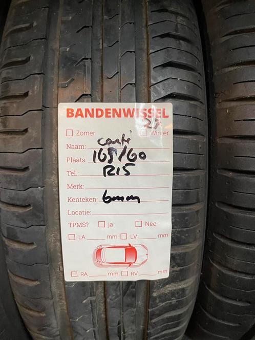 2x Continetal 165 60 R15 6MM *ZOMER* gratis montage, Auto-onderdelen, Banden en Velgen, 15 inch, Zomerbanden, 165 mm, Personenwagen