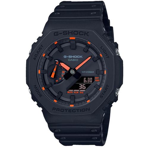 Casio - GA-2100-1A4ER - black, Sieraden, Tassen en Uiterlijk, Horloges | Dames, Verzenden