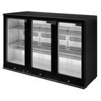 GGM Gastro | Barkoelkast - 1350mm - 330 liter - met 3 glazen, Verzenden, Nieuw, 140 tot 160 cm