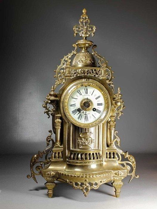 pendule - H.KREITZ - Brons - 1870, Antiek en Kunst, Antiek | Klokken