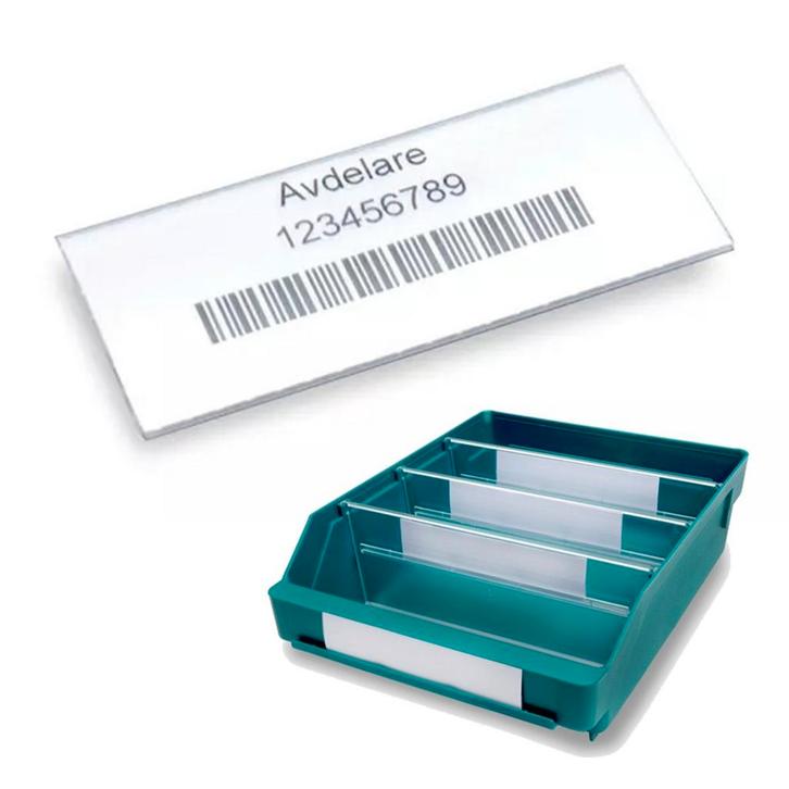 Label incl. Labelhouder STEMO 135x30 mm, Zakelijke goederen, Kantoor en Winkelinrichting | Magazijn, Stelling en Opslag, Verzenden