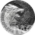 Niue. 2 Dollars 2021 Two Wolves Antique finish Silver Coin 1