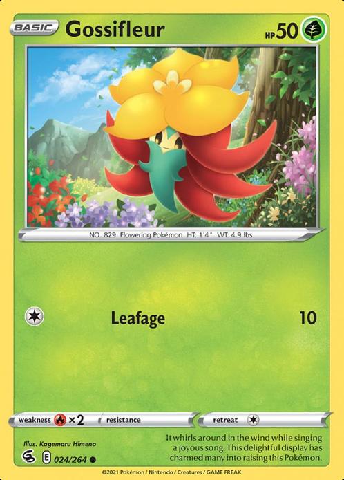 Gossifleur 024/264 (Fusion Strike), Hobby en Vrije tijd, Verzamelkaartspellen | Pokémon, Losse kaart, Nieuw, Foil, Ophalen of Verzenden
