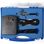 Hofftech Mini airbrush compressor set - 220 volt - inclus..., Hobby en Vrije tijd, Ophalen of Verzenden, Nieuw