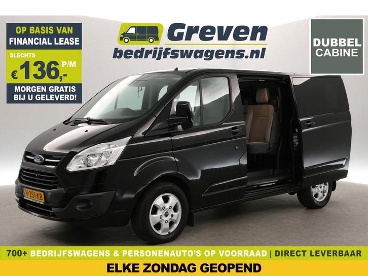 Ford Transit Custom 270 2.0 TDCI L1H1 | MARGE | DC | Airco, Auto's, Bestelauto's, Te koop, Handgeschakeld, Financial lease, Diesel