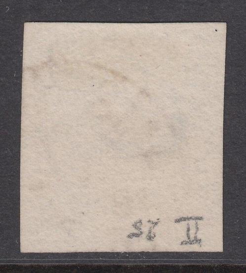 Nederland 1852 - Koning Willem III, plaat II met geribd, Postzegels en Munten, Postzegels | Nederland