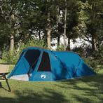 vidaXL Tunneltent met dak met opslag Blauw en Grijs 328 x, Caravans en Kamperen, Verzenden, Nieuw