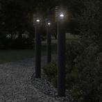 vidaXL Vloerlamp voor buiten 3 st 110 cm roestvrijstaal, Verzenden, Nieuw