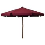 Parasol 330cm Bordeaux Gebruikt | Duurzame Keuze, Tuin en Terras, Parasols, Ophalen of Verzenden, Nieuw, 3 tot 4 meter, Stokparasol