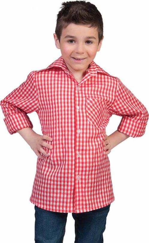 Tiroler blouse kind rood, Hobby en Vrije tijd, Feestartikelen, Nieuw, Ophalen of Verzenden