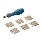 Silverline Precisie schroevendraaierset - 37-delig - ergo..., Doe-het-zelf en Verbouw, Gereedschap | Handgereedschap, Ophalen of Verzenden