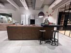 Nolte Showroom Keuken– Cortenstaal/Wit Compleet, Bruin, Overige typen, Nieuw, Kunststof