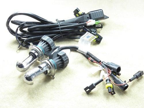 Xenon kit set verlichting H4 6000K 55W + ballast HID slim ca, Auto-onderdelen, Verlichting, Nieuw, Verzenden