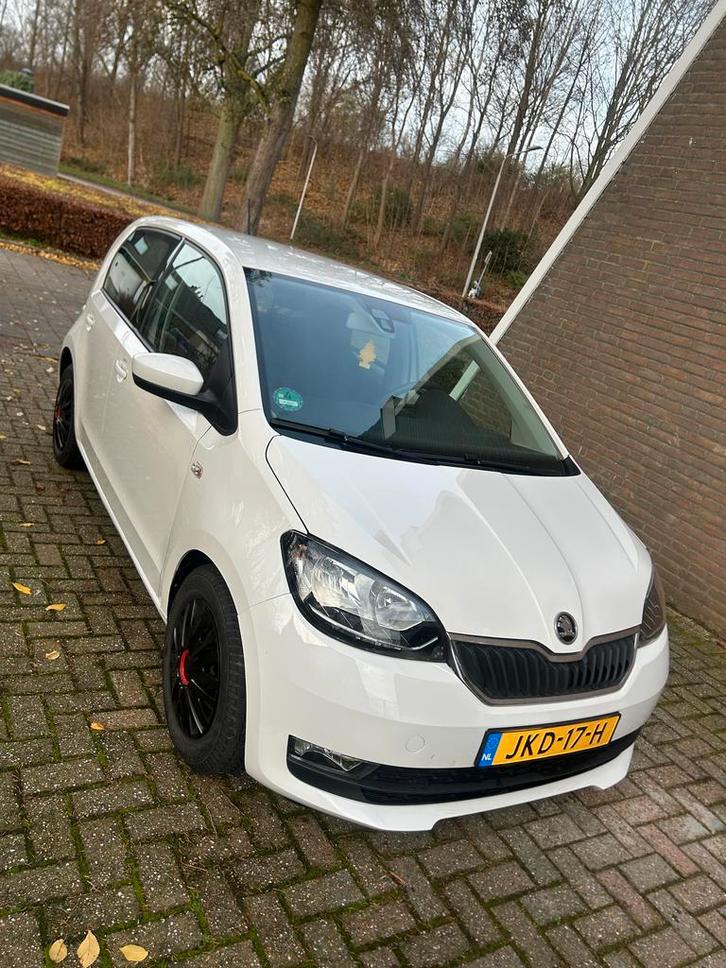 Goedkoopste van Mp  Skoda Citigo 1.0 T 44KW AUT 5D 2018 Wit, Auto's, Skoda, Dealer onderhouden, Onderhoudsboekje, Te koop, Automaat