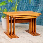 Nest Of Tables | Vintage |  2803, Ophalen of Verzenden, Zo goed als nieuw, Overige houtsoorten, Mid-Century