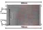 LUCHTCONDENSATOR VOOR RENAULT MEGANE II M 2002-2005, Ophalen of Verzenden, Nieuw