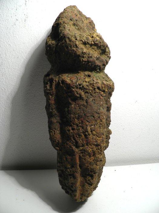 Figuur - Begrafenisbeeld - Steen - Bongo - Bahr El Ghazal -, Antiek en Kunst, Kunst | Niet-Westerse kunst