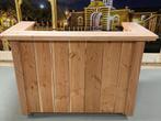 Douglas Houten Bar op Maat | Warm en Duurzaam voor Buiten, Ophalen of Verzenden, Nieuw, Inclusief barstoelen
