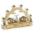 Houten kerstfiguur | Kerstmarkt | Konstsmide, Diversen, Kerst, Verzenden, Nieuw