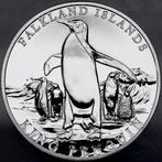 Falkland. 5 Pounds 2025 Tower Mint, London King Penguin -