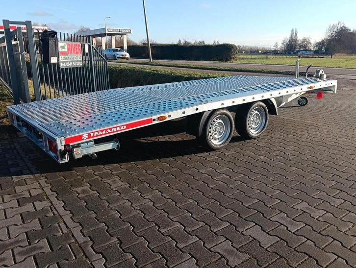 Temared autotransporter CAR DECK PLUS 4521/2 S 2,7T of 3T, Auto diversen, Aanhangers en Bagagewagens, Nieuw, Verzenden
