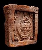 Post-middeleeuws - Zeldzame renaissance-tegel 16e/17e eeuw, Antiek en Kunst