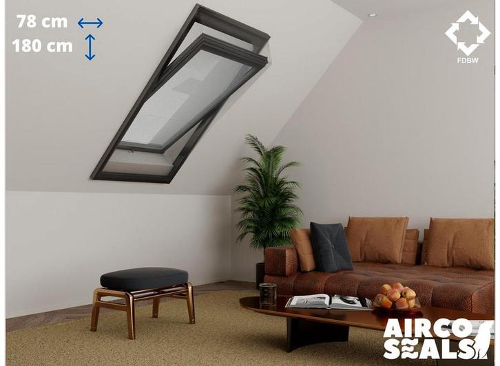 Insecten Hor Dakraam – 78 x 180 cm – Hor Geschikt voor Velux, Doe-het-zelf en Verbouw, Deuren en Horren, Nieuw, Verzenden