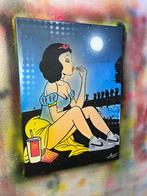 Alvin Silvrants - Snow White enjoying McDonalds in Nike, Antiek en Kunst