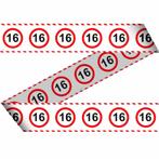 Afzetlint 16 Jaar Verkeersbord 15m, Hobby en Vrije tijd, Feestartikelen, Verzenden, Nieuw