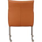 Leren eetkamerstoel Desire - Hermes Cognac (cognac/oranje), Huis en Inrichting, Stoelen, Leren eetkamerstoel Desire - Hermes Cognac (cognac/oranje) - Poten staal rond RVS past perfect in uw interieur als u woonstijl: Bohemian, Industrieel, Modern, Scandinavisch is.