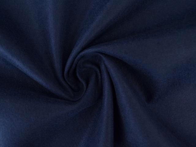 Vilt 1mm dik - Marineblauw - 90cm breed - Per meter, Hobby en Vrije tijd, Stoffen en Lappen, 120 cm of meer, 200 cm of meer, Blauw