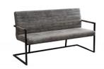 industrieele sledebank LOFT 160cm vintage grijs met, Huis en Inrichting, Banken | Bankstellen, Ophalen of Verzenden, Nieuw