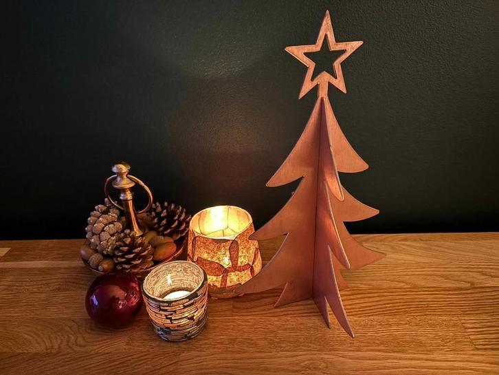 Stalen Decoratie kerstboom Gratis verzenden vanaf €100!, Diversen, Kerst, Nieuw, Verzenden