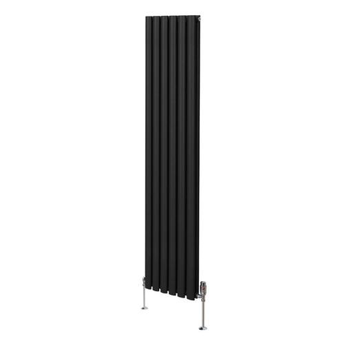Ovale Kolomradiator & TRV Chroomkranen - 1800mm x 360mm –, Doe-het-zelf en Verbouw, Verwarming en Radiatoren, Verzenden