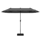 2dekans | Coast Dubbele Rechthoekige Parasol 396x201x240 cm, Ophalen of Verzenden, Zo goed als nieuw