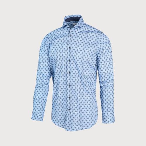 -40% Blue Industry  Blue Industry Blauw bollenprint overhemd, Kleding | Heren, Overhemden, Blauw, Nieuw, Verzenden