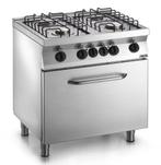Gasfornuis 6 pits met elektrische oven - F7/KUG6LE, Verzenden, Nieuw in verpakking