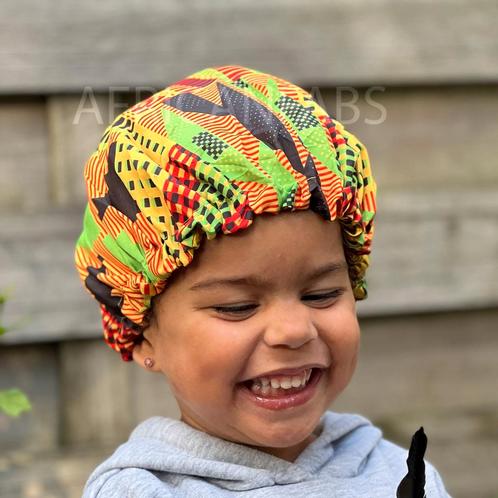 Afrikaanse Kente Print Slaapmuts ( Kindermaat 3-7 jaar ) Sat, Sieraden, Tassen en Uiterlijk, Uiterlijk | Haarverzorging, Nieuw