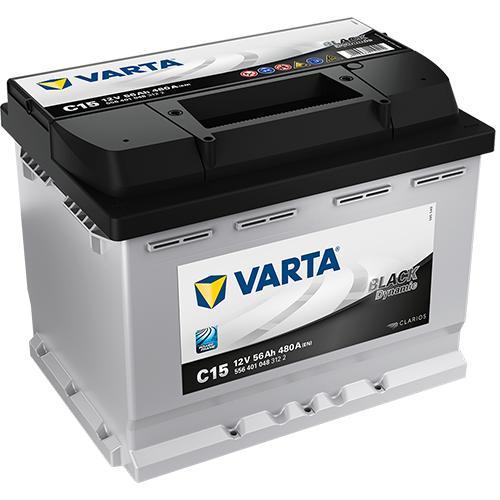Varta Black Dynamic C15 accu | 556 401 048 | 12V 56Ah, Auto-onderdelen, Accu's en Toebehoren, Ophalen of Verzenden